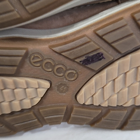 Ecco Tan Winter & Rain Boots with Lace-Up Design Size 10 - Picture 8 of 10